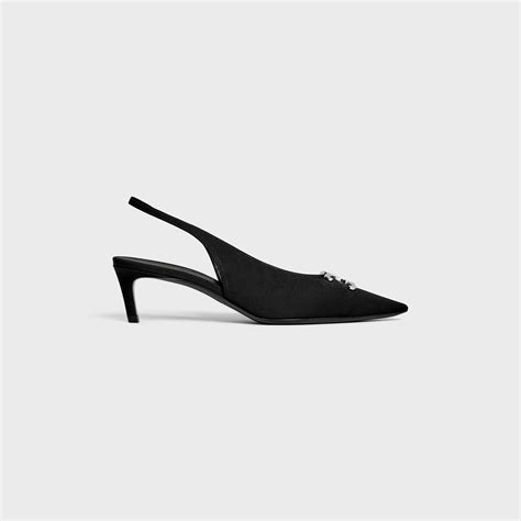 celine triomphe slingback|CELINE .